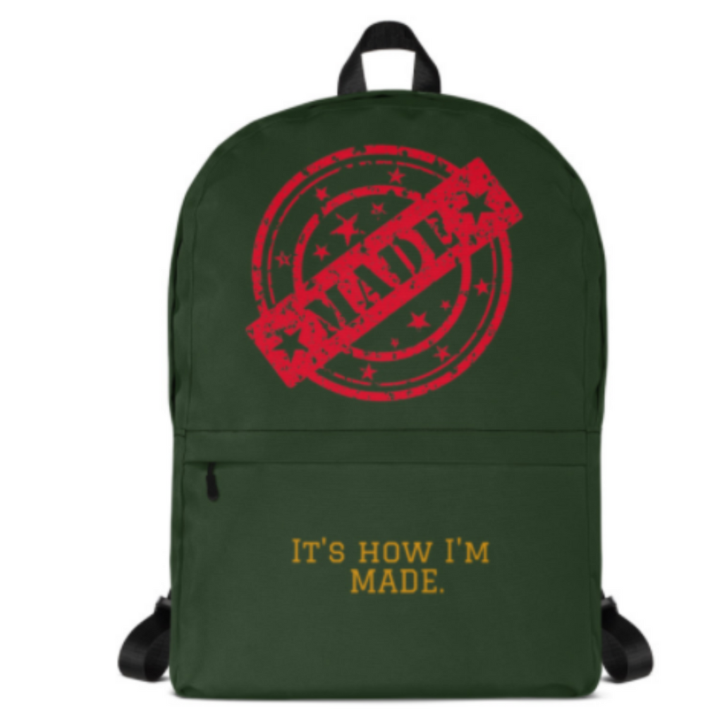 MADE Logo Backpack Army Green – TCP Expression Tees