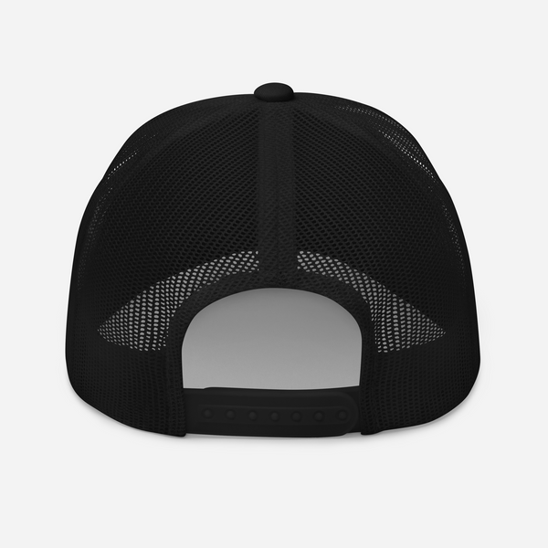 MADE Tagline Black Trucker Cap